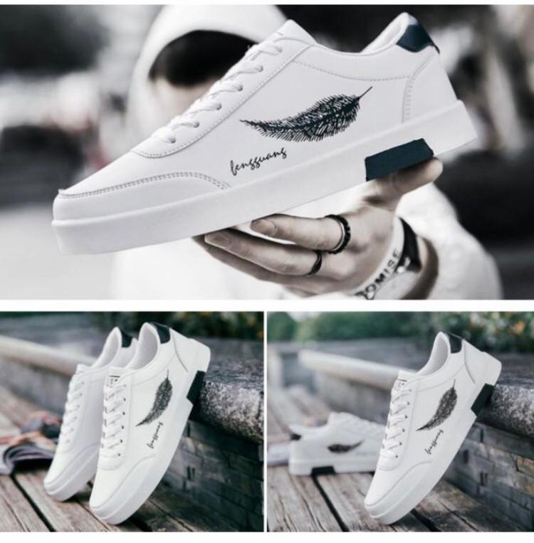 GALUIN Men's Black Casual Ankle Sneakers -EU 40-46