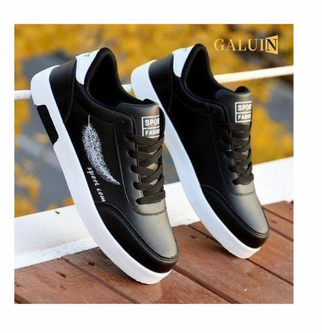 GALUIN Men's Black Casual Ankle Sneakers -EU 40-46